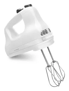 Ручной миксер KITCHENAID 5KHM5110EWH — 85 Вт, белый, пластиковый корпус