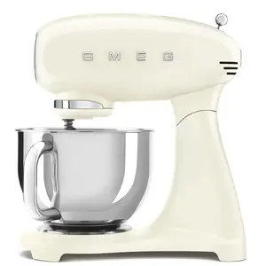 Stenda mikseris Smeg SMF05CREU — 1000 W, 4.8 L nerūsējošā tērauda bļoda, krēmkrāsas