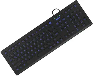 RAIDSONIC KeySonic KSK-8031INEL-B (DE) Industrial USB keyboard, Full-size QWERTZ, 110 keys, Black