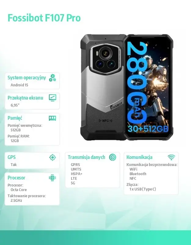 Смартфон FOSSiBOT F107 Pro CH Photo 13