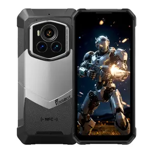 FOSSiBOT F107 Pro 5G Smartphone 6.95" MediaTek Dimensity 7300 12GB RAM 512GB Storage 28000mAh Battery Android 15 Black and Grey