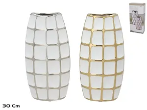 Keramikas vāze Decorlife modelis 8445393540054 — dekoratīva keramikas vāze, 2 veidi