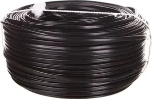 Shumee flat cable H03VVH2-F (OMYp) 2x0.75 mm² black, 100 m