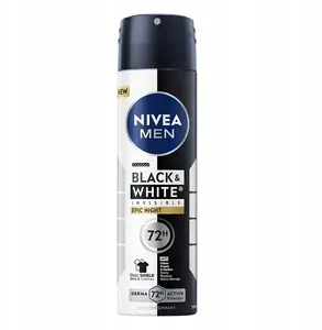 Deodorant spray Nivea Men Black & White Invisible Epic Night 72h, 150 ml