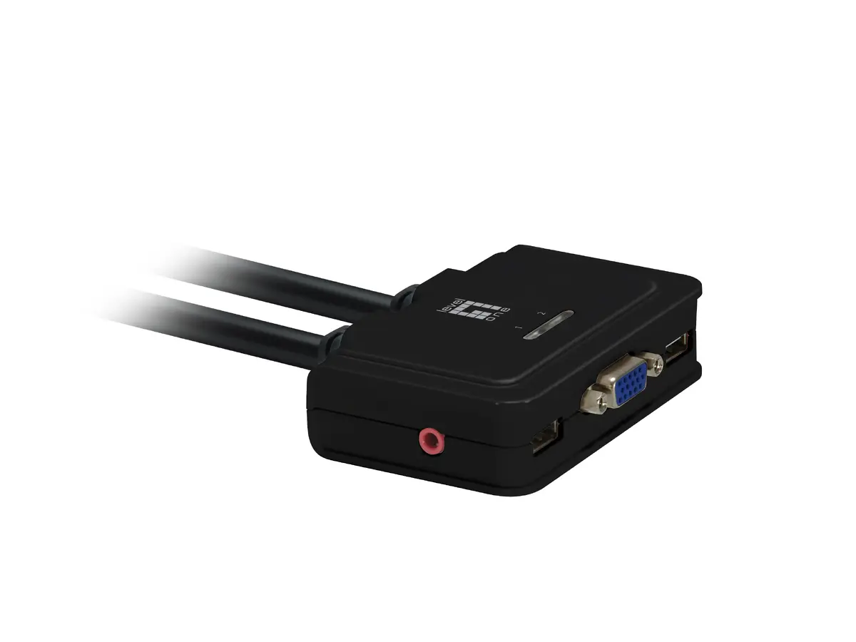 KVM-переключатель Lenovo KVM-0223 2‑порт USB VGA Photo 2