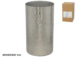 Decorative vase Decorlife Niķeļa model 8445393432038 — nickel finish decorative vase
