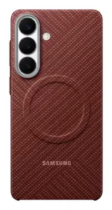 Mobile phone case Samsung M2 Carbon Magnet Coralred Cover for Galaxy S26+ (6.7") Red