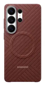 Phone case Samsung M3 Carbon Magnet Coralred for Galaxy S26 Ultra, cover for 6.9" screen, red