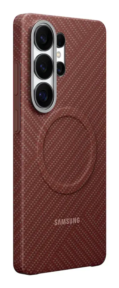 Samsung M3 Carbon Magnet Coralred vāciņš priekš Galaxy S26 Ultra Photo 2