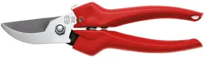 Pruning shears Felco 300 anvil cutting system aluminium handles red, blade 19 cm, cutting capacity 1 cm