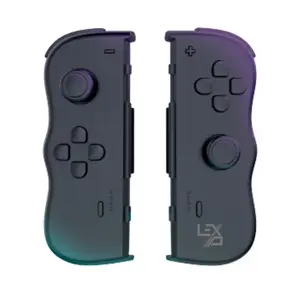 Spēļu kontrolieris Lexip Adventure Twinpads Black priekš Nintendo Switch — bezvadu Bluetooth, darbības rādiuss 8 m, 300 mAh akumulators