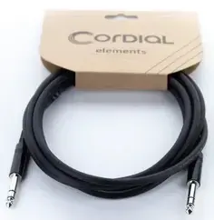 Audio kabelis CORDIAL 14815 — 6,35 mm — 6,35 mm, 1 m Photo 2