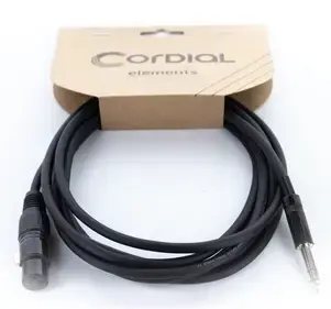 CORDIAL 14821 аудиокабель — XLR (гнездо) на 6,35 мм, 1,5 м Photo 2