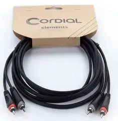 CORDIAL 14834 2×RCA→2×RCA audio kabelis 0.5 m Photo 2