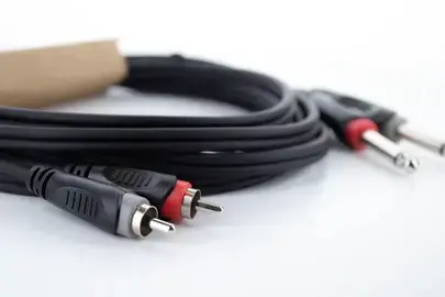 CORDIAL 14842 audio kabelis — 6 m, 2x6,35 mm uz 2xRCA Photo 3