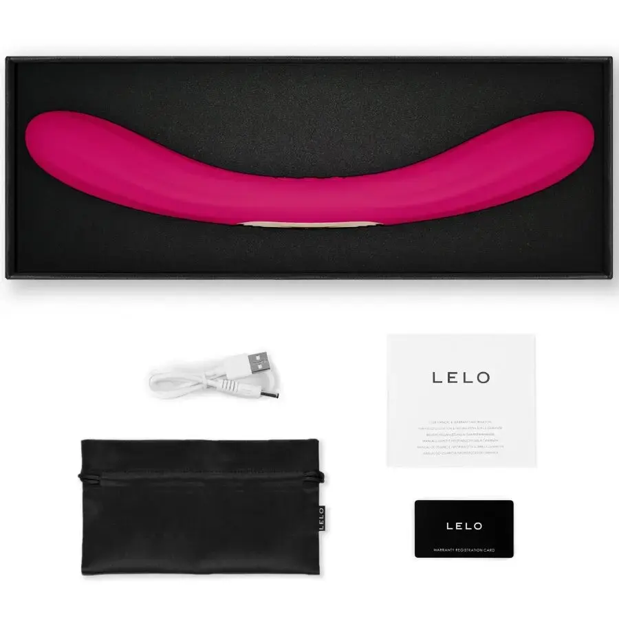 LELO Boomerang Cerise двухконечный вибратор Photo 3