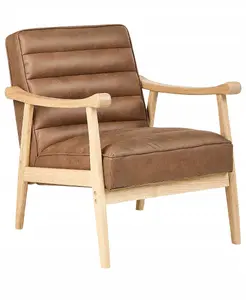 Krēsls Beliani LEKNES brūns - apvilkts krēsls, modelis 516259 Bel