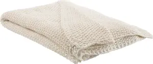 Blanket Beliani ASAKA 130 x 180 cm beige, throw blanket for sofa and bed