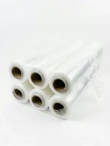 Stretch film roll BSTech Stretch transp 1,5kg x6 — transparent stretch film, pack of 6 rolls, 1.5 kg per roll