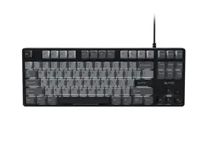Mechanical gaming keyboard NATEC Fury Kanabo K2 US layout black-gray