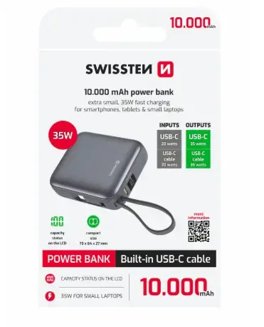 Power Bank SWISSTEN SPACE 10000 mAh Photo 3