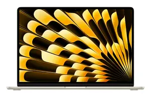 Laptop Apple MacBook Air 15-inch M3 (8‑core CPU, 10‑core GPU), 8GB RAM, 512GB SSD, Starlight