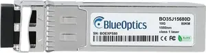 SFP+ трансивер BlueOptics JW148A-BO 10GBASE-ZR 80 км LC-дуplex SMF 1550 нм DDM