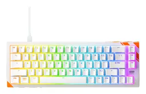 Механическая игровая клавиатура Cherry K5 Pro TMR Compact 65% QWERTY US, проводная USB, RGB, оранжево‑белая