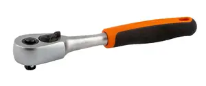 Трещотка BAHCO SB6950QR 1/4" грушевидная, реверсивная — 60 зубьев, угол хода 6°, 145 мм