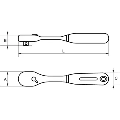 BAHCO SB6950QR 1/4" pārslēdzama bumbierveida ratskate Photo 4