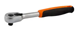 Reversible Ratchet BAHCO SB7750QR 3/8" Square Drive, 60 Teeth, 6° Action Angle, 200 mm