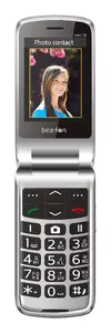 Складной телефон для пожилых Beafon SL645 LTE — 2,8" (240x320), 4G, Single SIM, 1,3 МП камера, 1550 мАч, черно‑серебристый