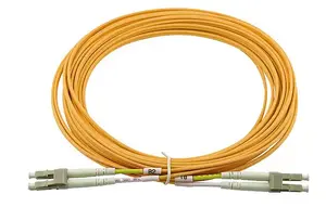 Fibre optic duplex cable BlueOptics CAB-MMF50-LC-LC-3-BO OM2 multimode LC to LC 3 m Orange