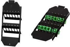 Keystone floor box insert LOGILINK NK4070 for 12 LC-Duplex or 12 SC-Simplex adapters