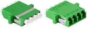 LOGILINK LC-Duplex Quad optisko savienotāju komplekts FA04LC6, zaļš, 12 gab., plastmasas LC‑uz‑SC dūplekss savienotājs