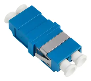Fiber optic adapter LC duplex set LOGILINK FA03LC7, LC connector, pack of 12, blue, plastic housing