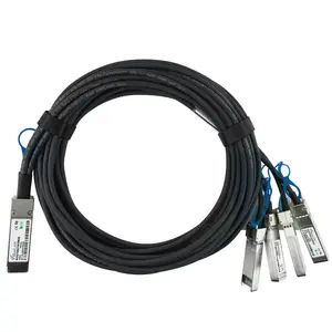 BlueOptics InfiniBand/fibre optic breakout cable QSFP56 to 4xSFP56 1 m Black