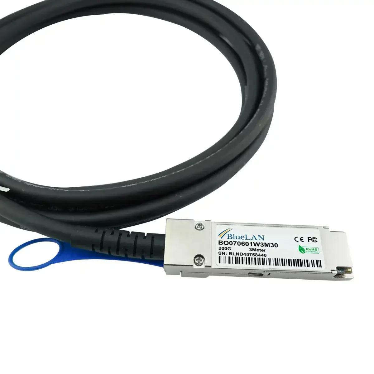BlueOptics QSFP56 на 4xSFP56 кабель 1 м Photo 2