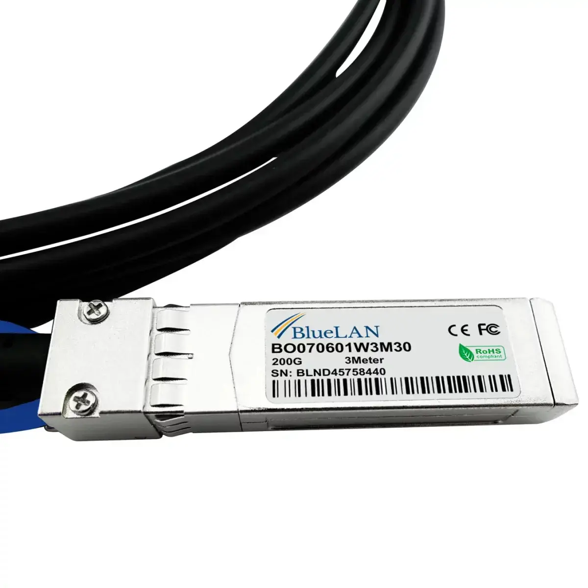 BlueOptics QSFP56 на 4xSFP56 кабель 1 м Photo 4