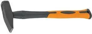 Sledge/Club Hammer BRADAS DIY-HF1030 — 300 g head, fiberglass handle with anti-slip TPR coating, anthracite/orange