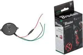 BRADAS CTRL-AN201B Car Rodent and Marten Repellent, black, for 12V battery connection, with mounting holes