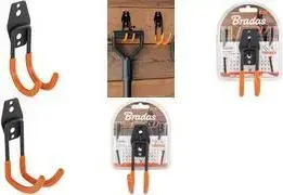 Tool Holder BRADAS DIY-HG1911 bent steel with PVC coating, length 105 mm, orange
