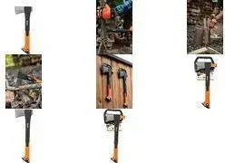 Колун BRADAS KT-SN1100 — клинок из закалённой стали 1000 г, нейлоновая рукоять 450 мм, противоскользящая TPR поверхность