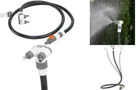 BRADAS Sprühnebelschlauch COBRA FLEXY 1.8 m with Quick Coupling and Adjustable Flow Valve (WL-Z09F)
