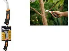 BRADAS Universal Garden Knife AK-KN0010 — Stainless Steel Blade 70 mm, Total Length 220 mm