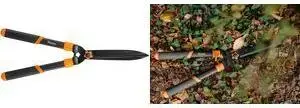 BRADAS Aluminium hedge shears V-SERIES KT-V1140, blade length 235 mm, straight coated blade