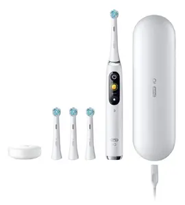 Электрическая зубная щетка BRAUN Oral‑B iO Series 9 — взрослая осциллирующая, 7 режимов, встроенный аккумулятор, 1 ручка, 1 насадка, заряд 3 ч