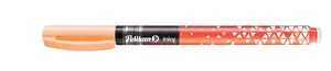 Ручка шариковая Pelikan 300009636 (стик), светло-оранжевая паста, 10 шт.