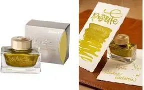 Чернила Pelikan Edelstein Pyrite, в стекле, цвет золотой, для дорогих перьевых ручек с поршневым механизмом, 1 флакон