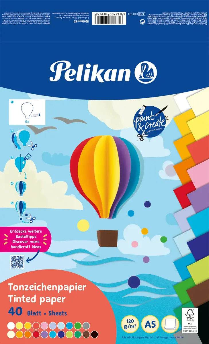 Mākslas papīra bloks Pelikan 101974 — 40 loksnes Photo 2